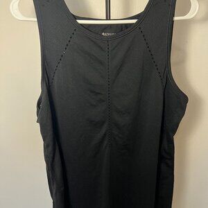 Athleta Black Performance Tank Top Women’s XL Athletic Yoga Running Mesh